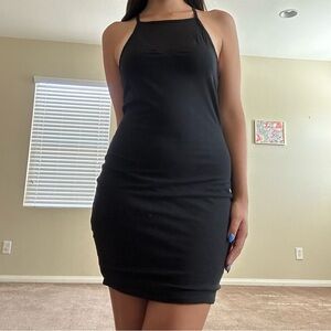 Express Black Mesh Dress